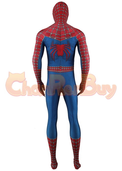 Spider-Man 2 Tobey Maguire Peter Parker Costume Cosplay Bodysuit for Adult Kid