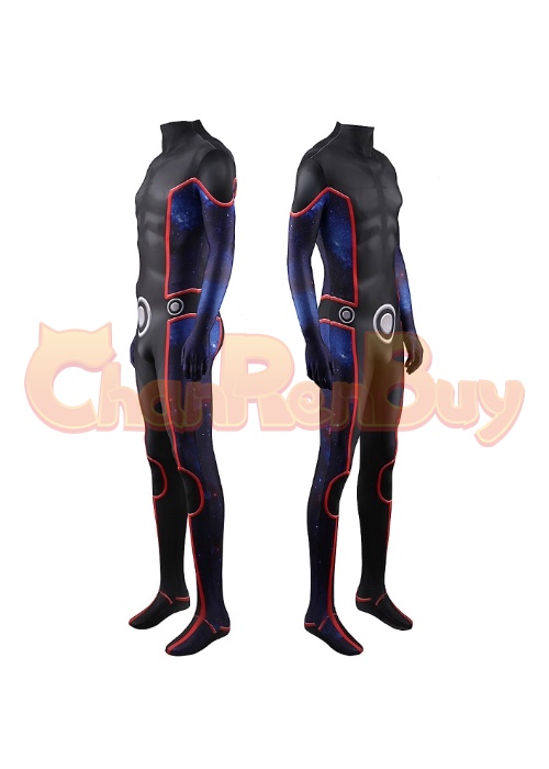 Young Avengers Wiccan Costume Cosplay Bodysuit for Adult Kid