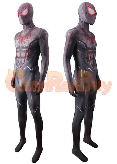 Spider Man Cosplay Miles Morales Bodysuit Ver.7 for Adult Kid