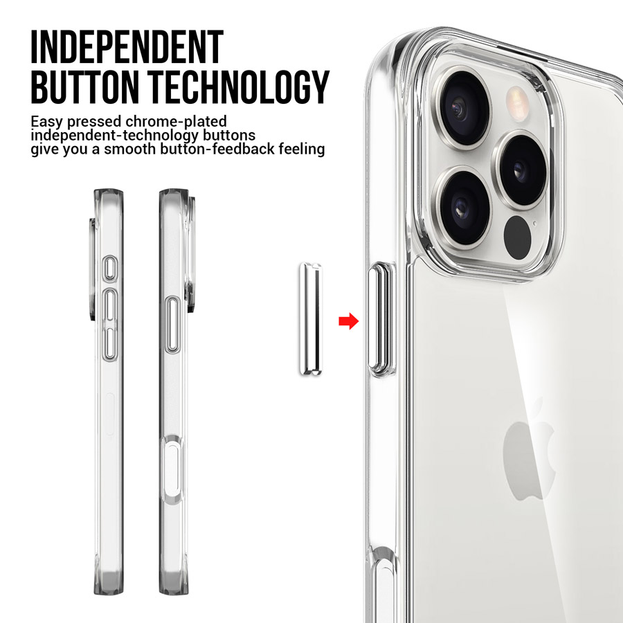 [Copy]Crystal Protecting Case for iPhone16/16 Pro/16 Plus/16 Pro Max