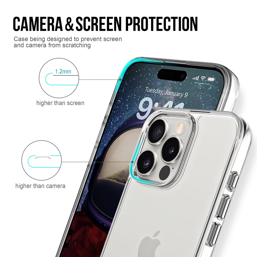 [Copy]Crystal Protecting Case for iPhone16/16 Pro/16 Plus/16 Pro Max