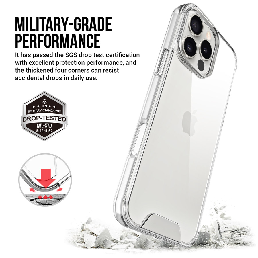 [Copy]Crystal Protecting Case for iPhone16/16 Pro/16 Plus/16 Pro Max