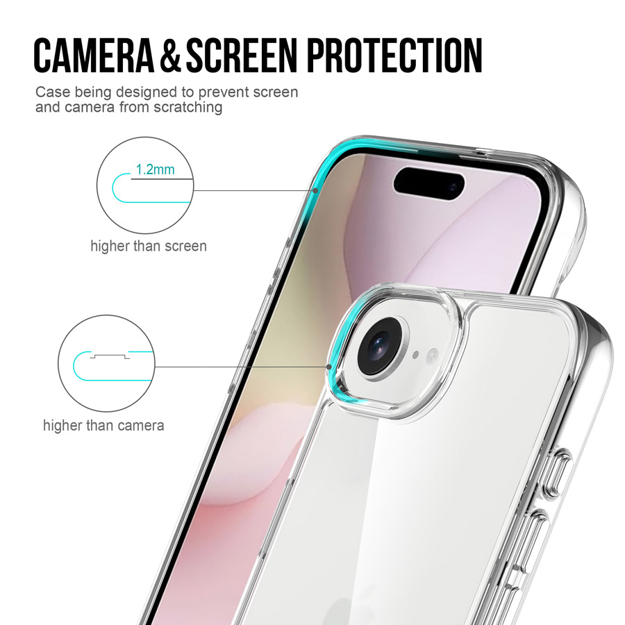 Crystal Protecting Case for iPhone16e