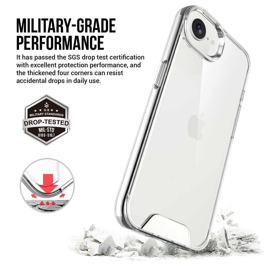 Crystal Protecting Case for iPhone16e