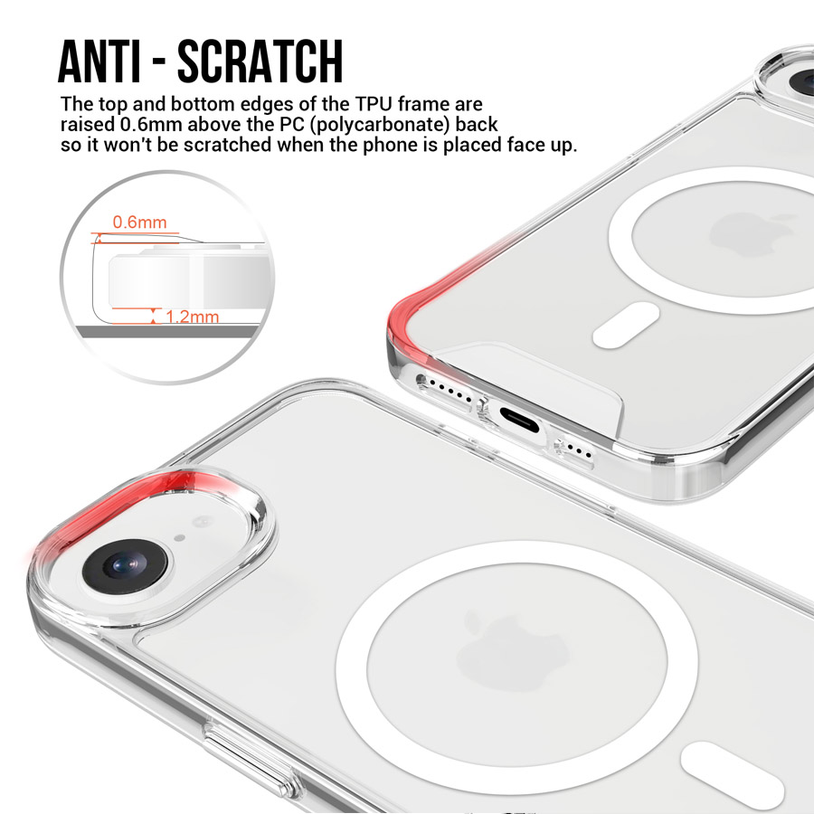 MagSafe Crystal Protecting Case for iPhone16e