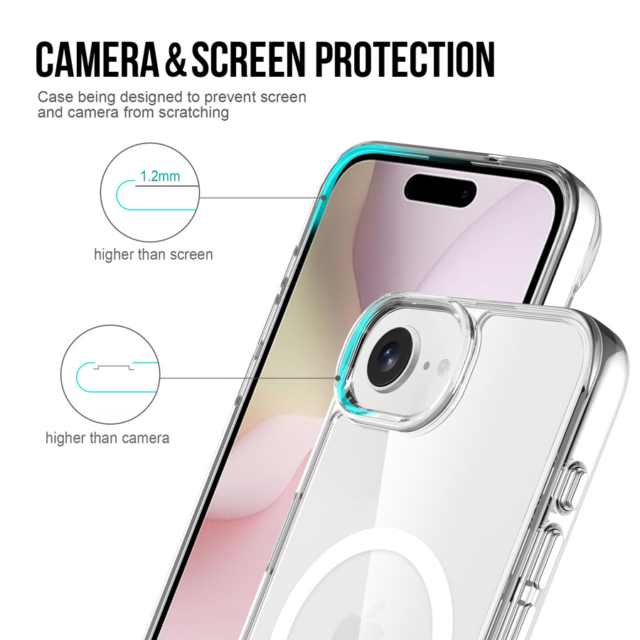 MagSafe Crystal Protecting Case for iPhone16e