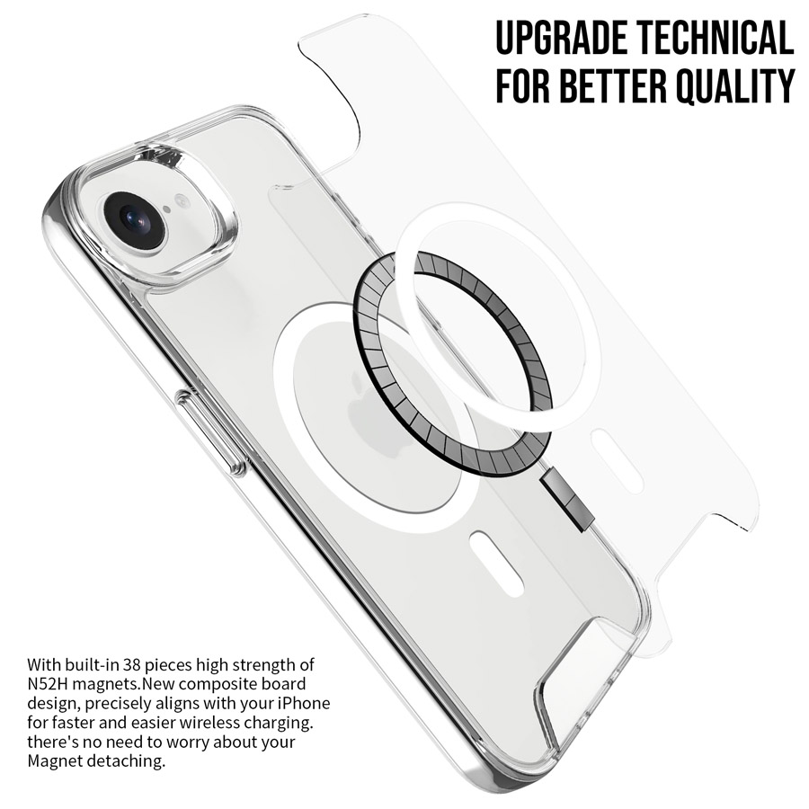 MagSafe Crystal Protecting Case for iPhone16e