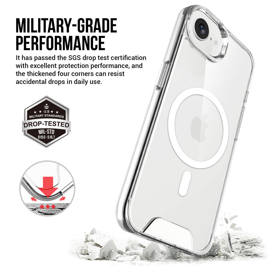 MagSafe Crystal Protecting Case for iPhone16e