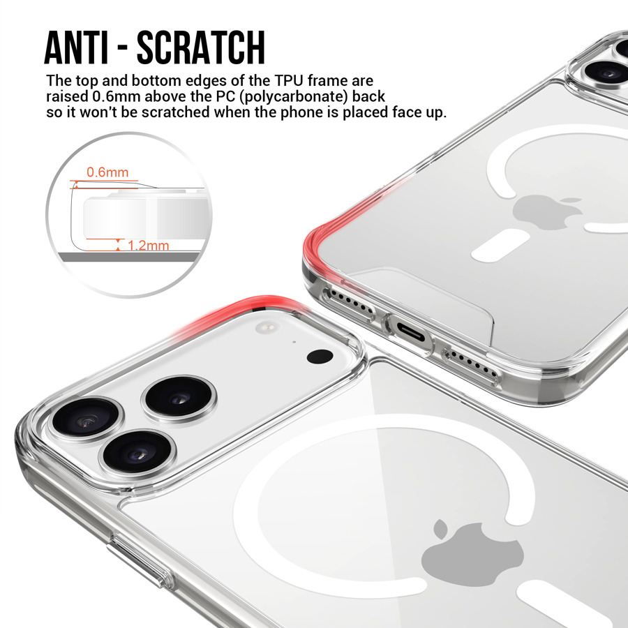 MagSafe Crystal Protecting Case  for iPhone 17/17 Air/17 Pro/17 Pro Max