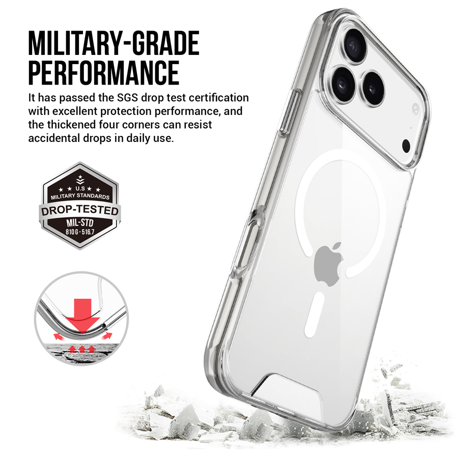 MagSafe Crystal Protecting Case  for iPhone 17/17 Air/17 Pro/17 Pro Max