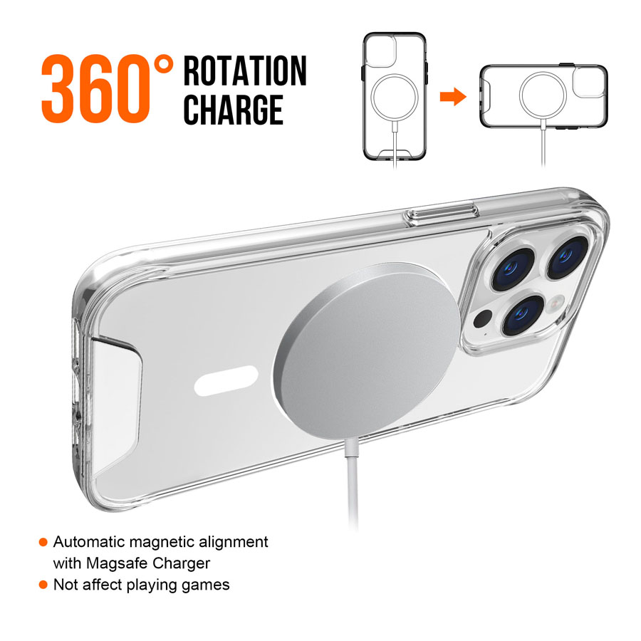 MagSafe Clear Protecting Case for iPhone15/15 Pro/15 Plus/15 Pro Max