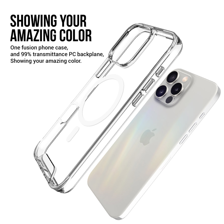 MagSafe Crystal Protecting Case for iPhone16/16 Pro/16 Plus/16 Pro Max