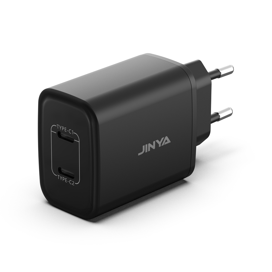 GaN PD 67W 2*USB-C Charger---Europe Standard