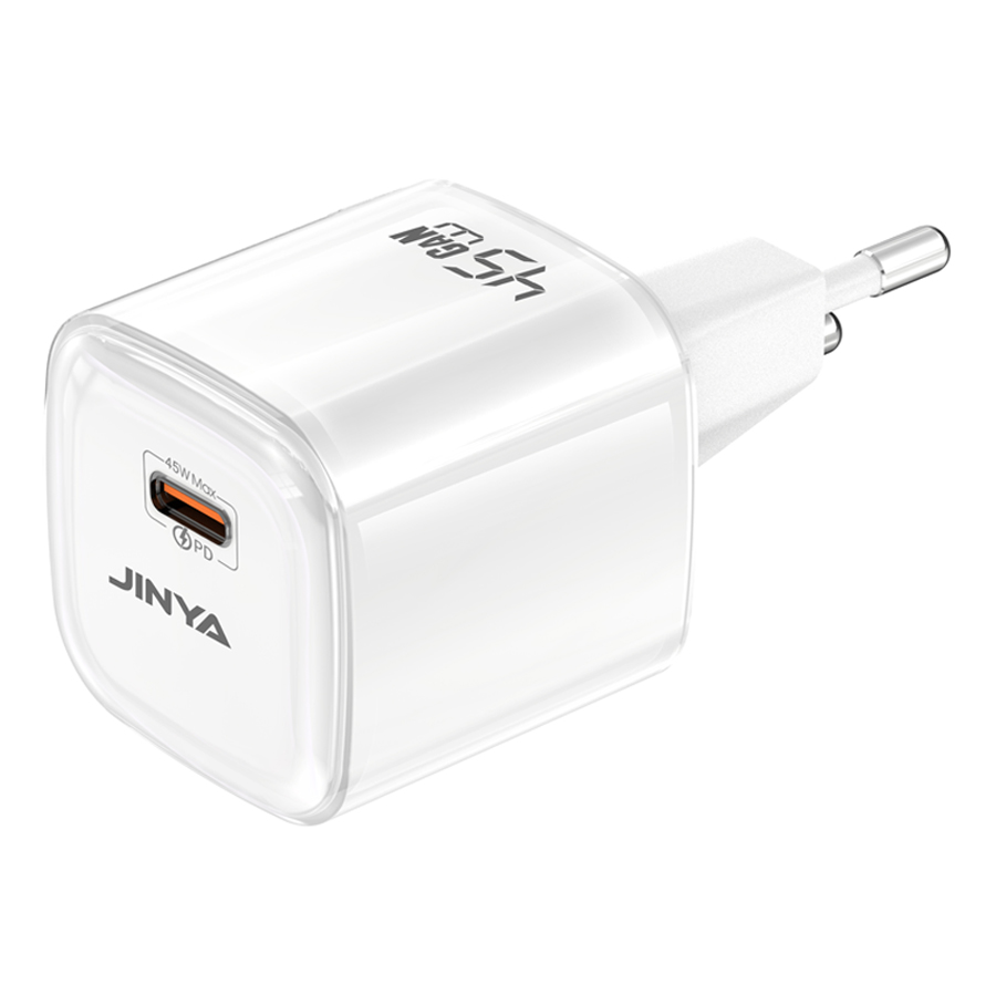 GaN PD 45W 1*USB-C Charger---Europe Standard
