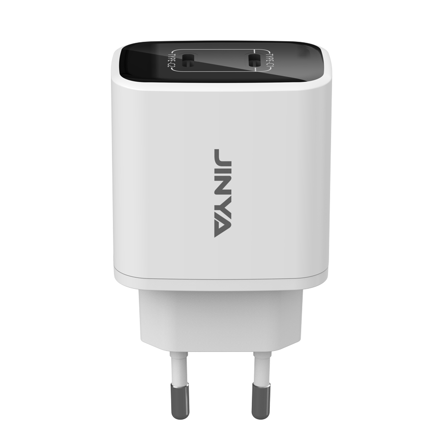 PD 45W Gan 2*USB-C Charger (White)