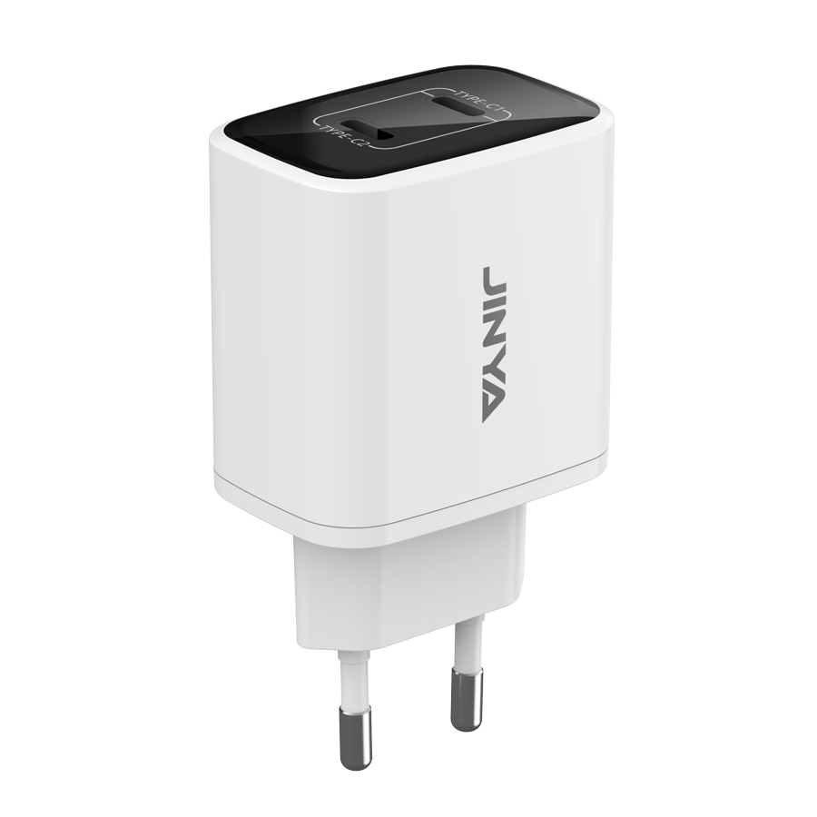 PD 45W Gan 2*USB-C Charger (White)