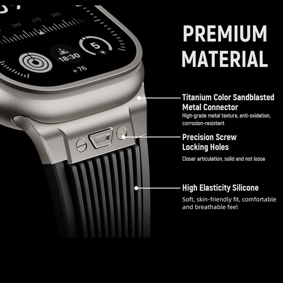 Robot Silicone Band For Apple Watch 49&46&45&44&42mm