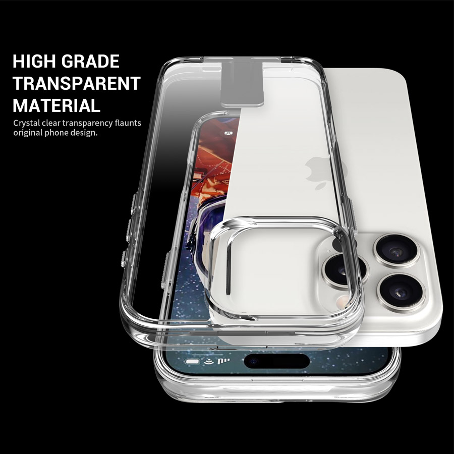 T-Stand Clear Protecting Case for iPhone16/16 Pro/16 Plus/16 Pro Max