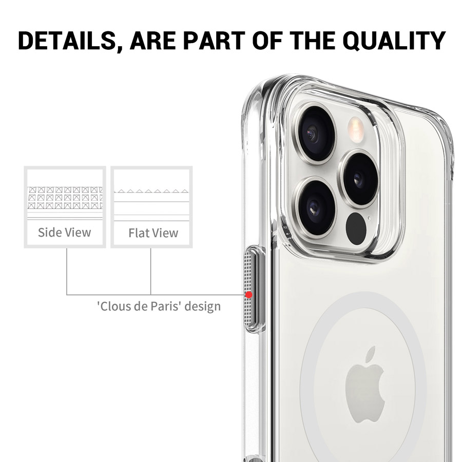 T-Stand MagSafe Clear Protecting Case for iPhone16/16 Pro/16 Plus/16 Pro Max