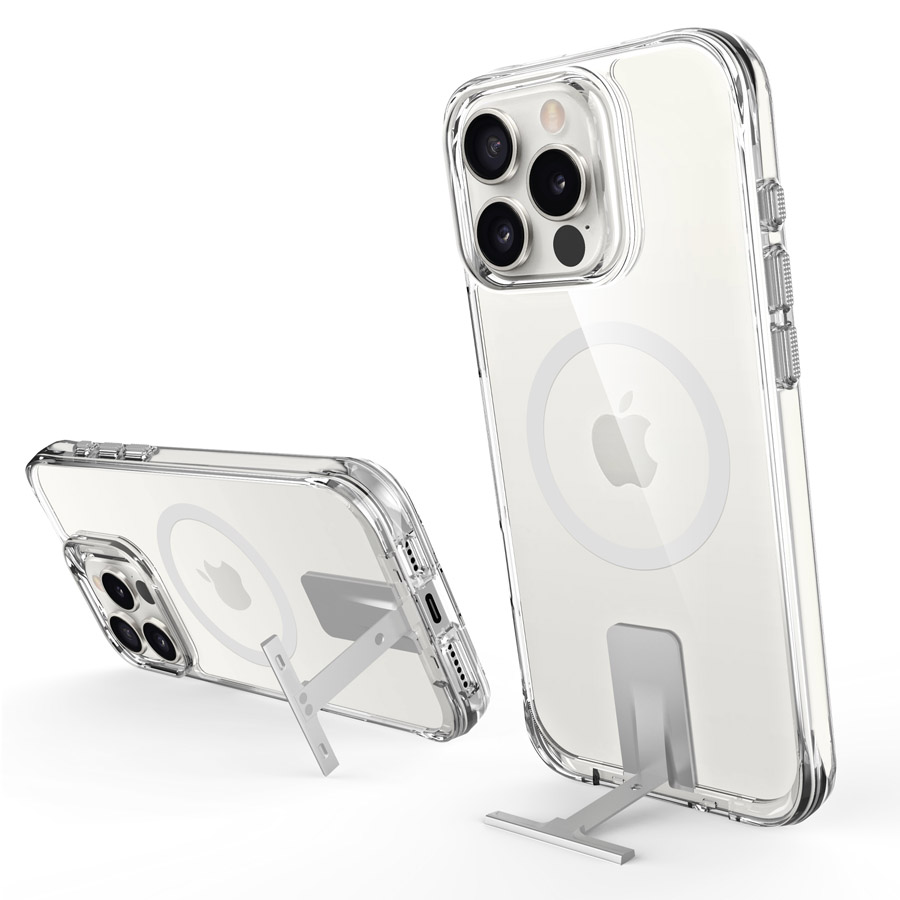 T-Stand MagSafe Clear Protecting Case for iPhone16/16 Pro/16