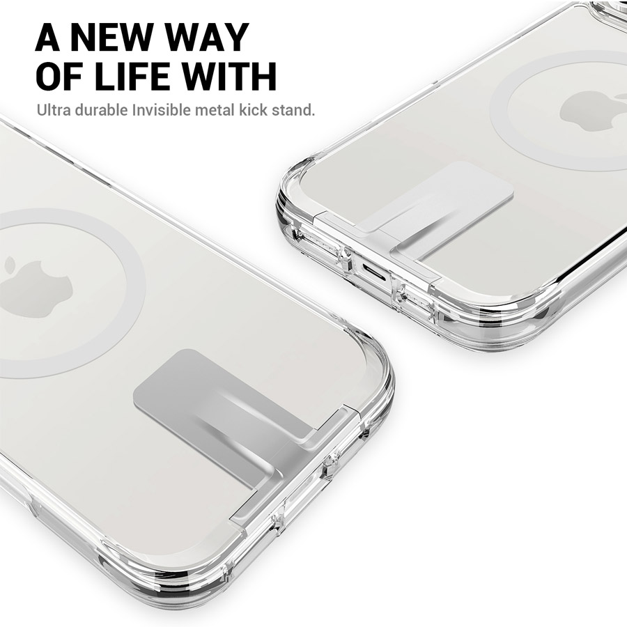 T-Stand MagSafe Clear Protecting Case for iPhone16/16 Pro/16 Plus/16 Pro Max