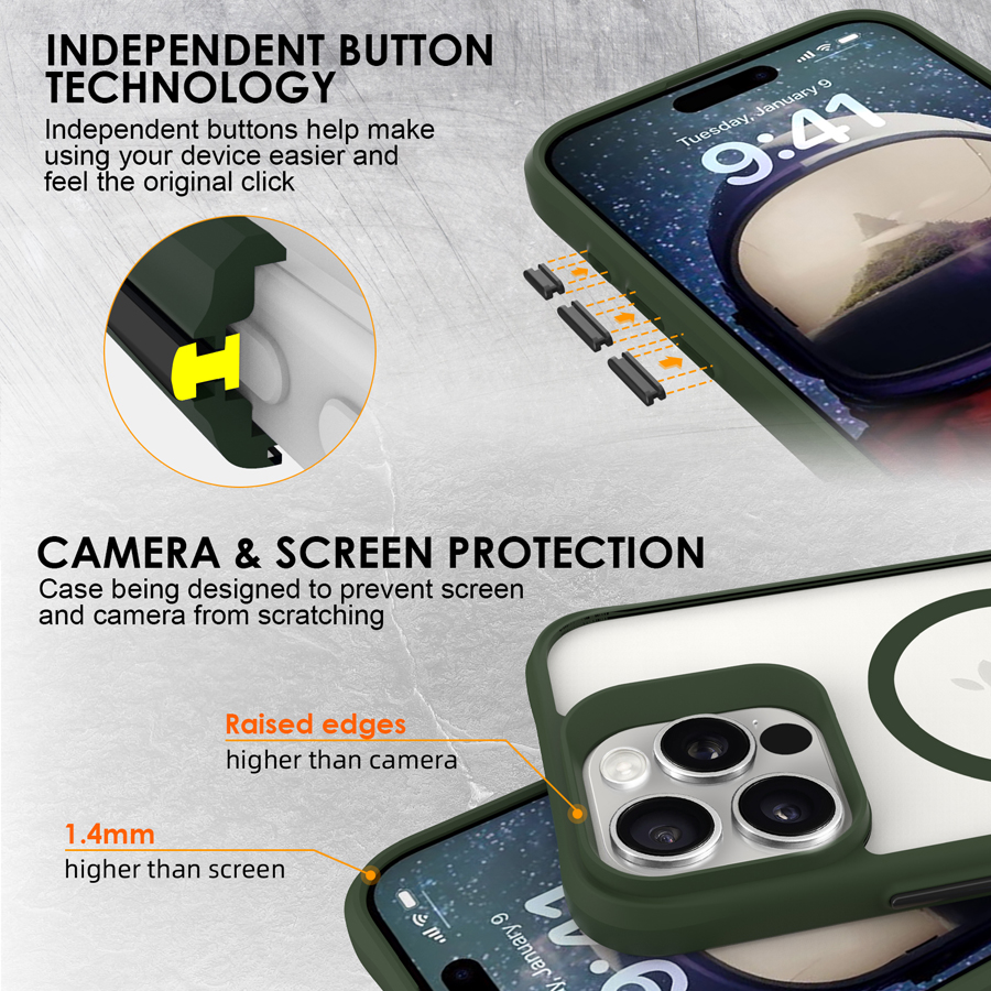 XPRO MagSafe Protecting Case for iPhone16/16 Pro/16 Plus/16 Pro Max