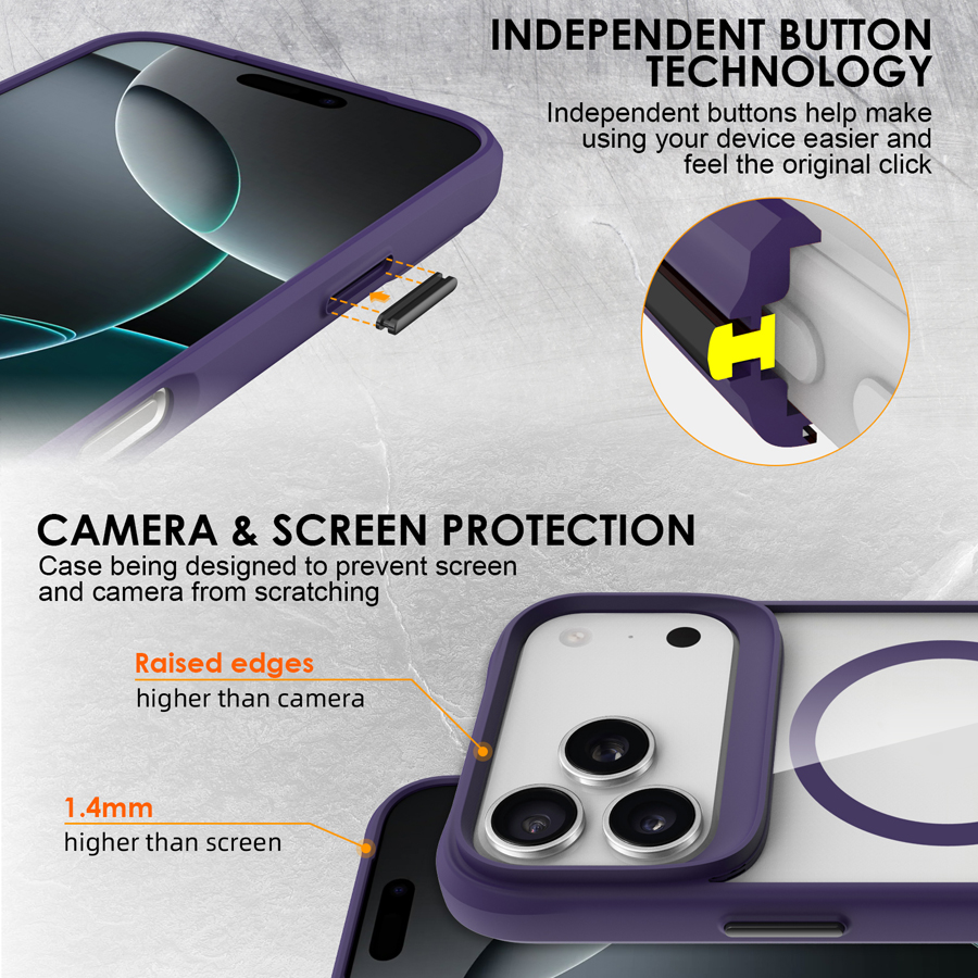 XPRO MagSafe Protecting Case for iPhone 17/17 Air/17 Pro/17 Pro Max