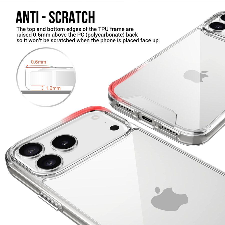 Crystal Protecting Case  for iPhone 17/17 Air/17 Pro/17 Pro Max