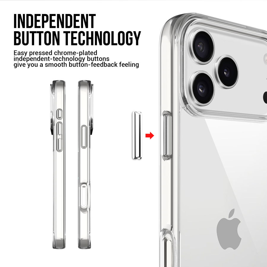 Crystal Protecting Case  for iPhone 17/17 Air/17 Pro/17 Pro Max