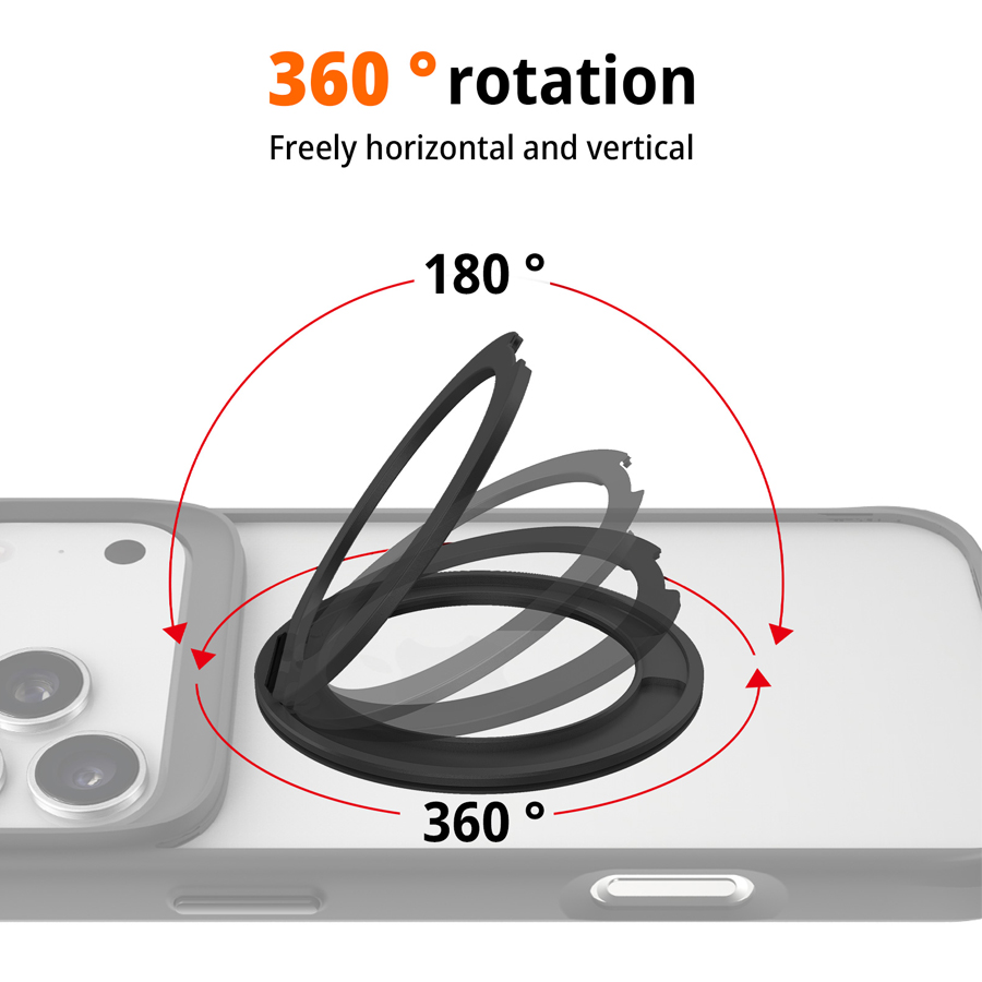 XPRO Stand Protecting Case(Black) for iPhone 17/17 Air/17 Pro/17 Pro Max