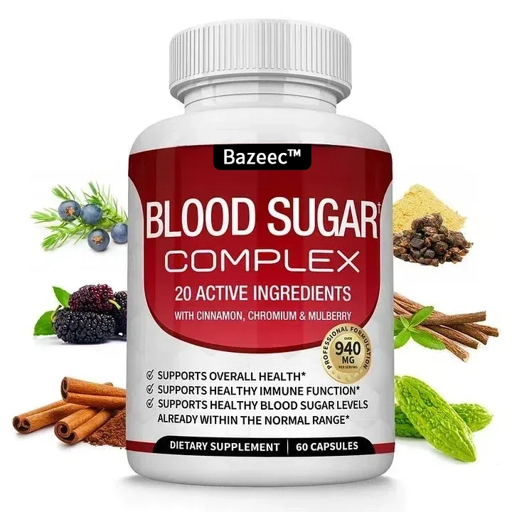 🔥Bazeec ™Blood Sugar Complex 20 Vitamins & Minerals Support Overall Health