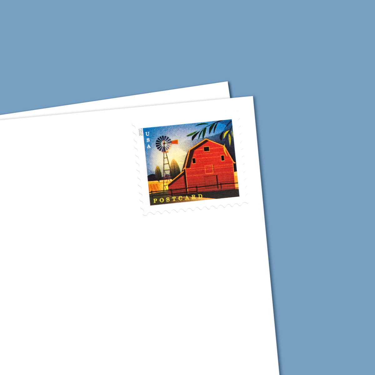 2021 Barns Postcard Forever First Class Postage Stamps(For Postcard Only)