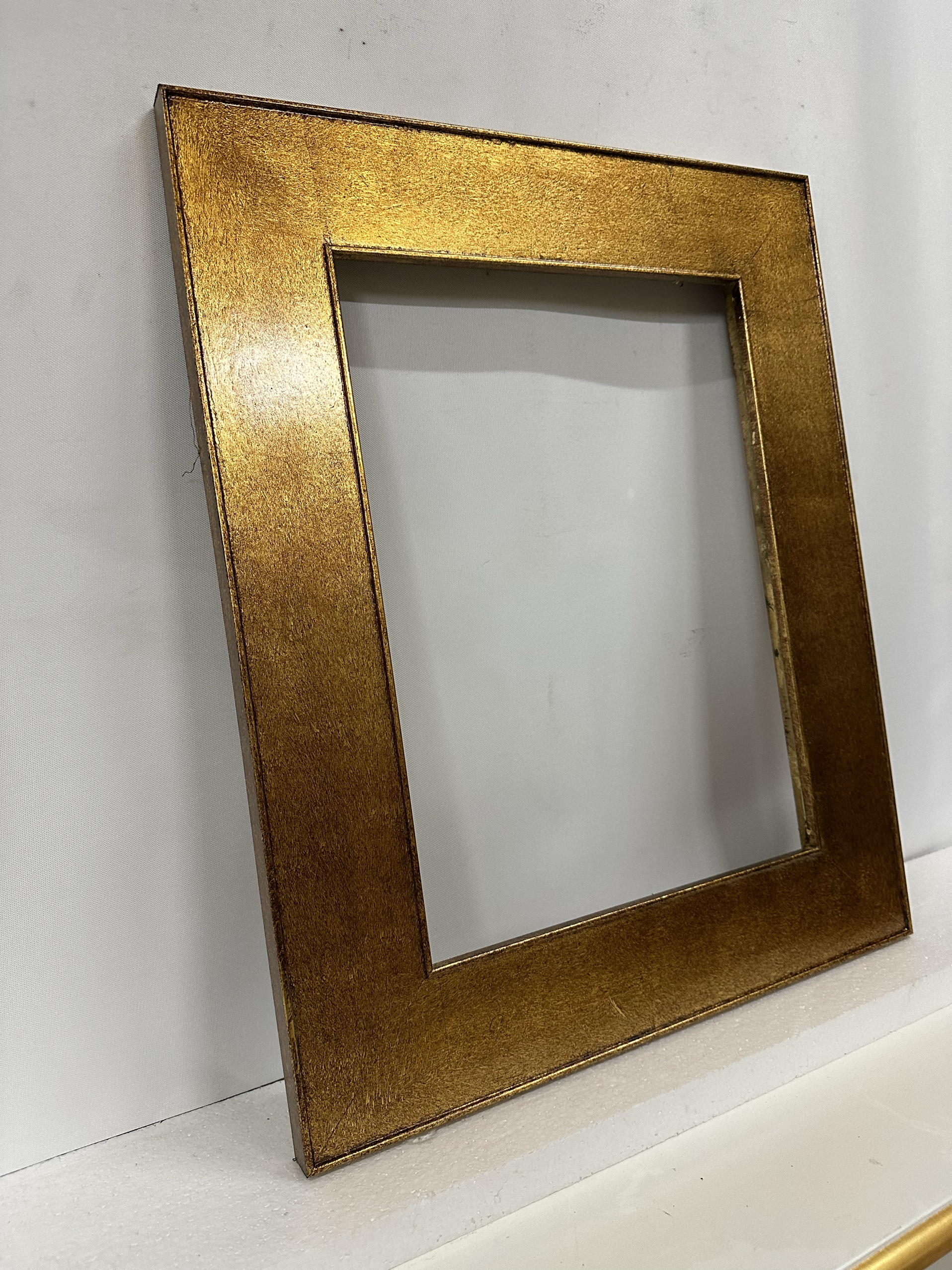 FM-23821 Gold Rectangle Frame in Simple Style Width-8.3cm