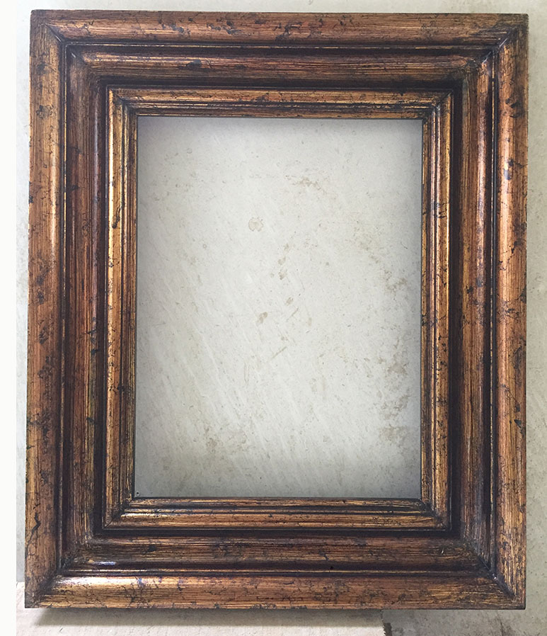 FM-29721 Gold Rectangle Frame in Simple Style Width-10cm