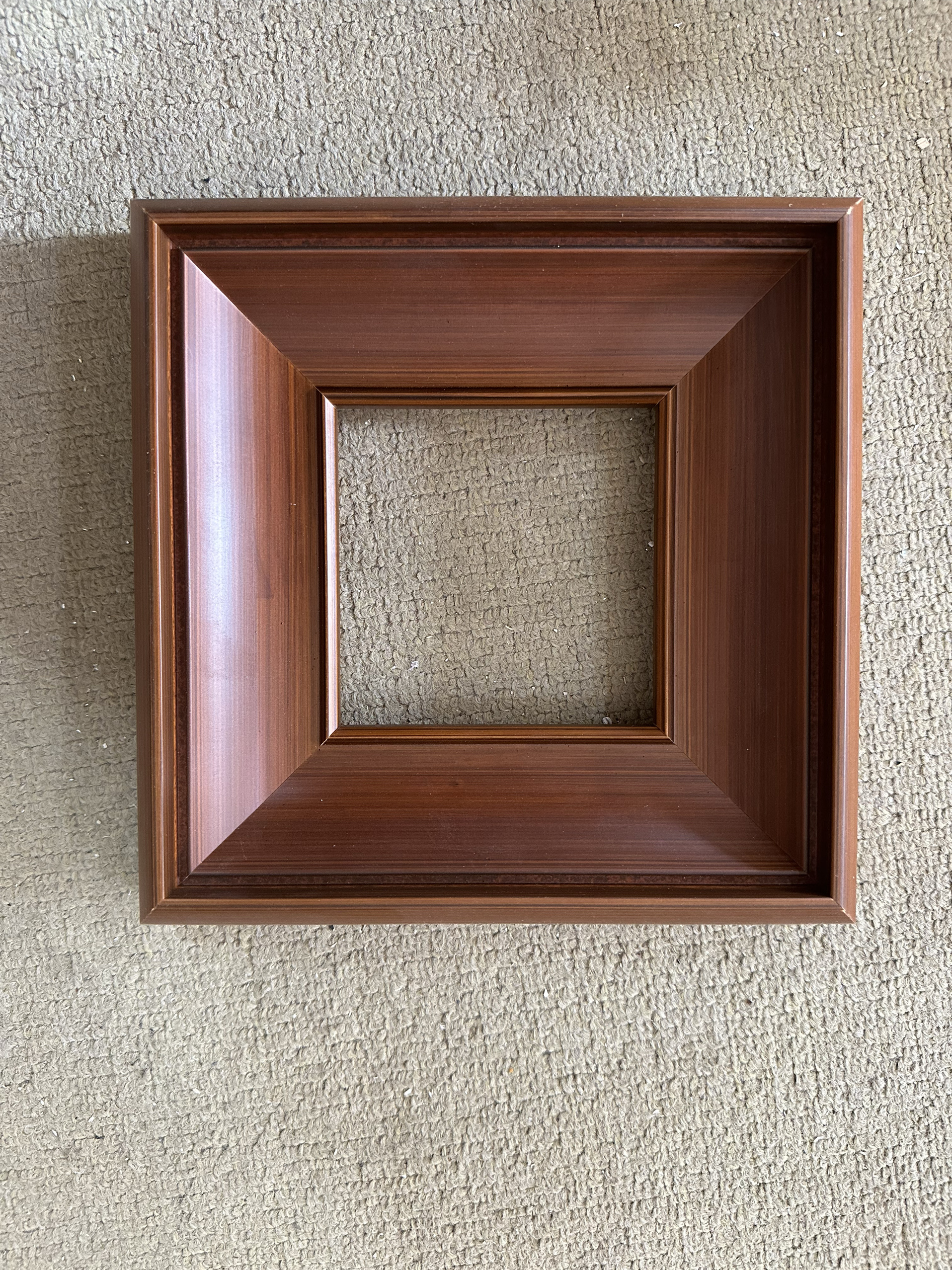 FM-34541 Brown Rectangle Frame in Simple Style Width-6cm