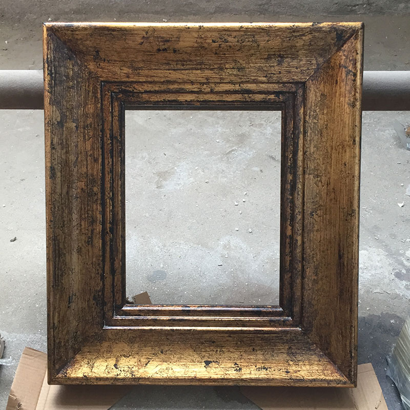 FM-41371 Gold Rectangle Frame in Simple Style Width-7cm