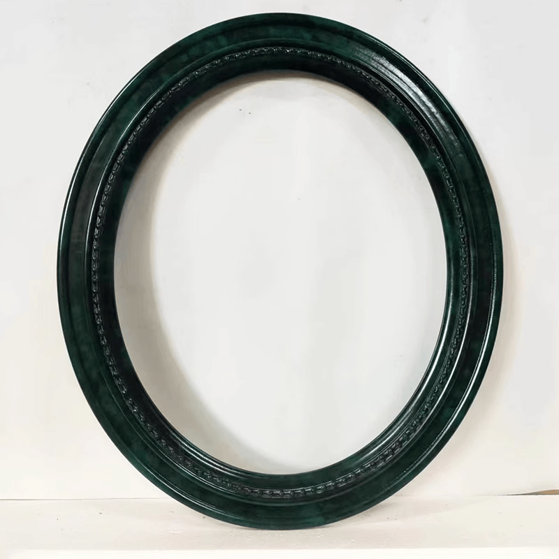 FM-19781 Green Oval Frame in Simple Style Width-8cm