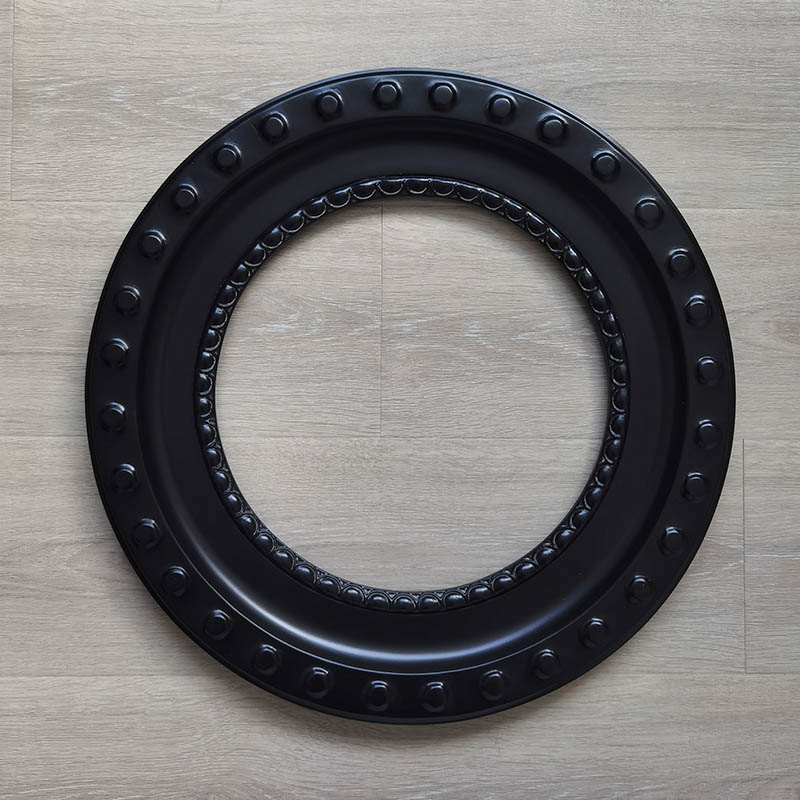 FM-29691 Black Oval Frame in Simple Style Width-9cm