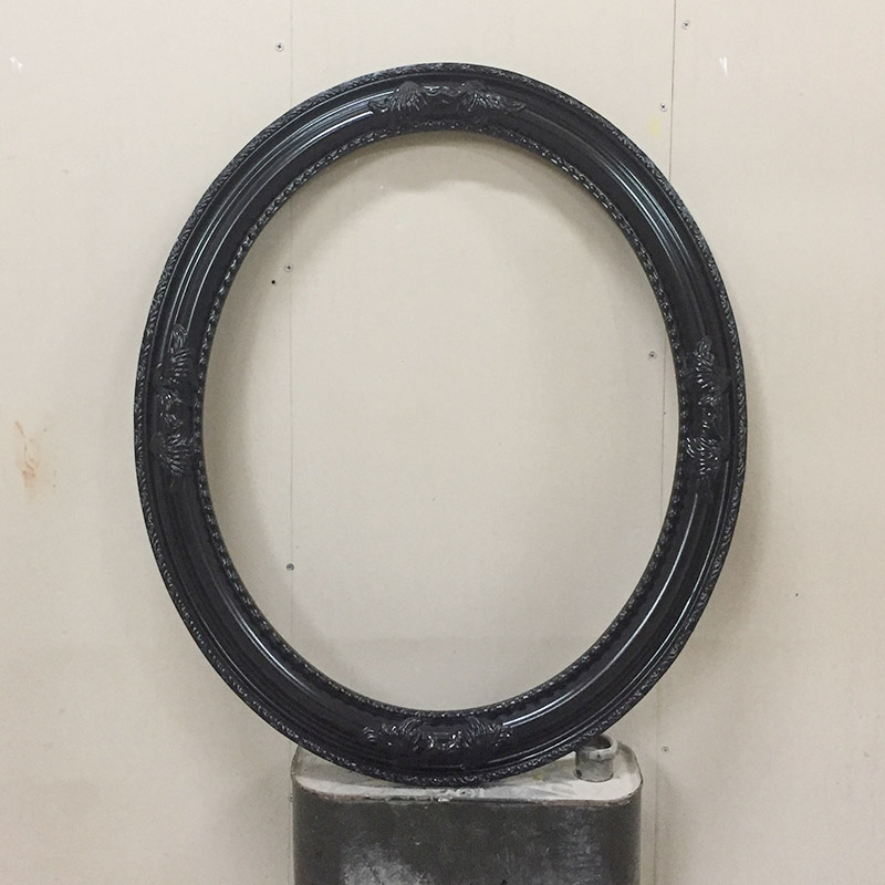 FM-34591 Black Oval Frame in Simple Style Width-7cm