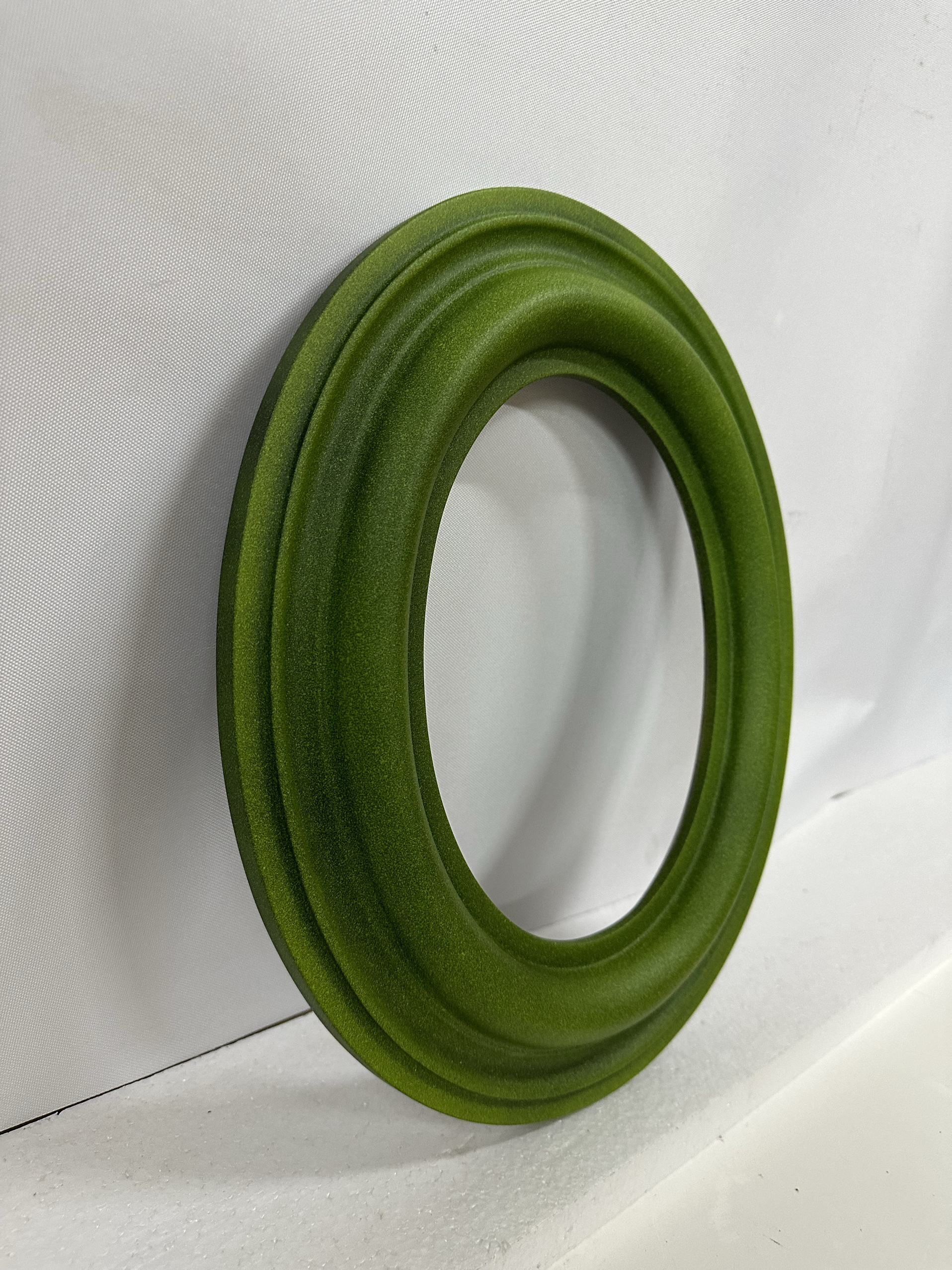 FM-04581 Green Oval Frame in Simple Style Width-7cm