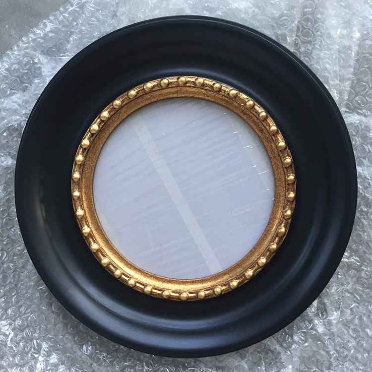 FM-36891 Black Oval Frame in Simple Style Width-7cm