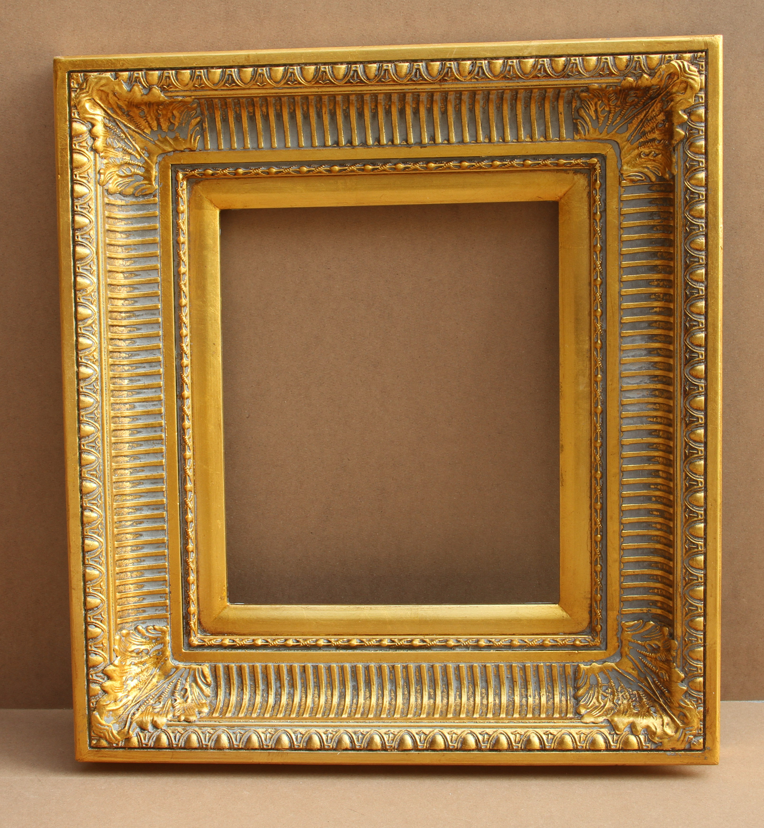 FM-07501 Gold Rectangle Frame in Embossed Style Width-11cm