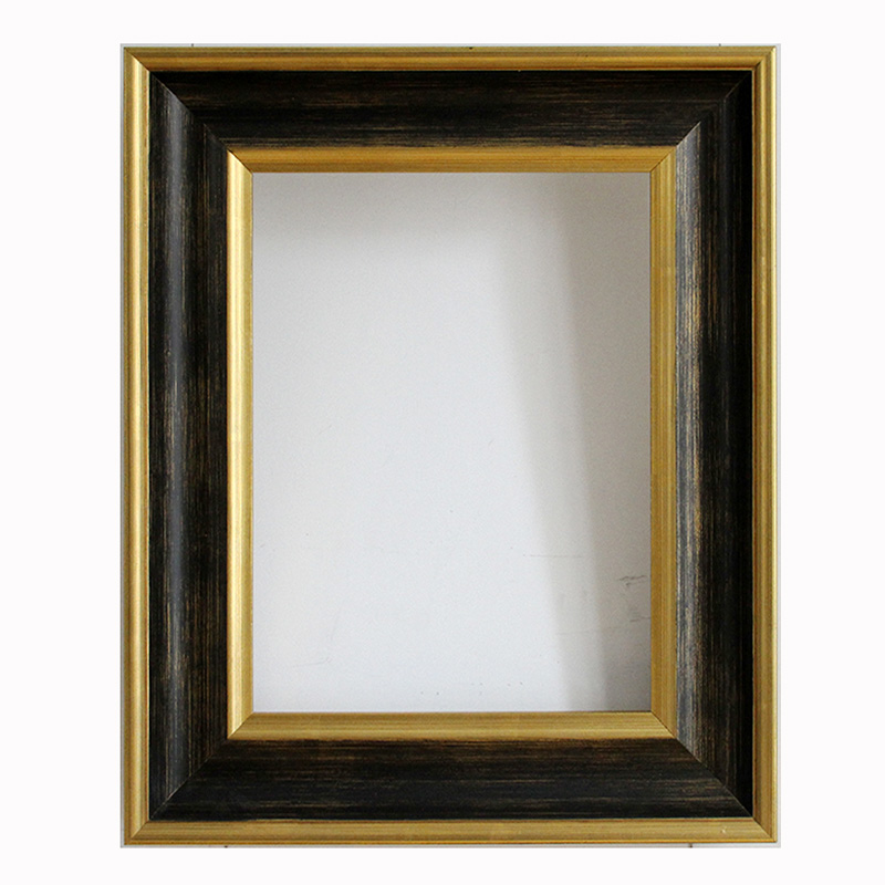 FM-10331 Gold Mix Brown Rectangle Frame in Simple Style Width-8.5cm