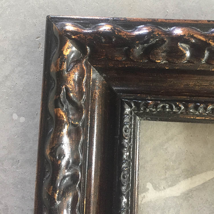 FM-22781 Gold Rectangle Frame in Embossed Style Width-9cm