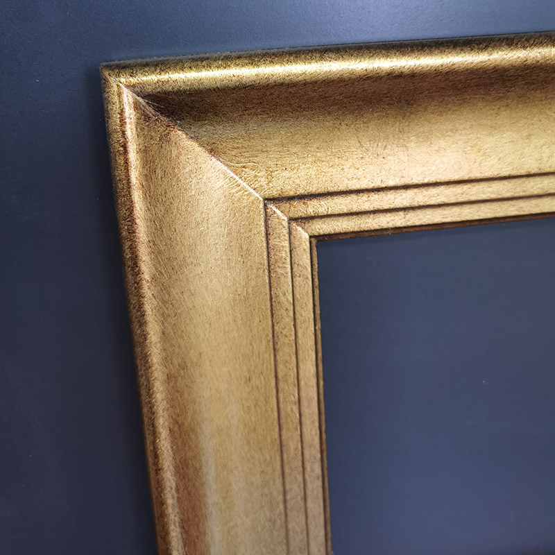 FM-13351 Gold Rectangle Frame in Simple Style Width-9cm