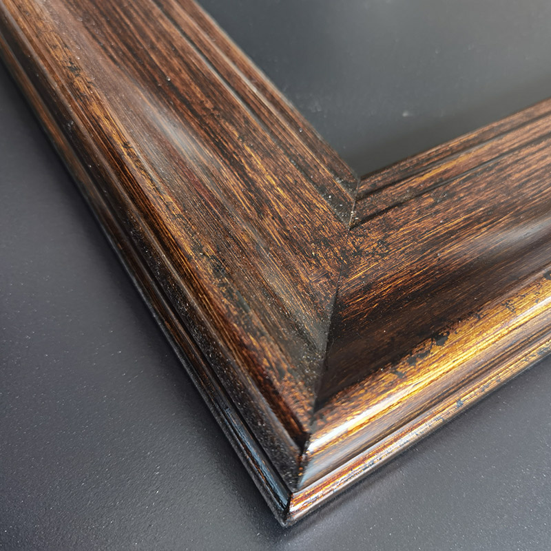 FM-06331 Brown Rectangle Frame in Simple Style Width-9cm