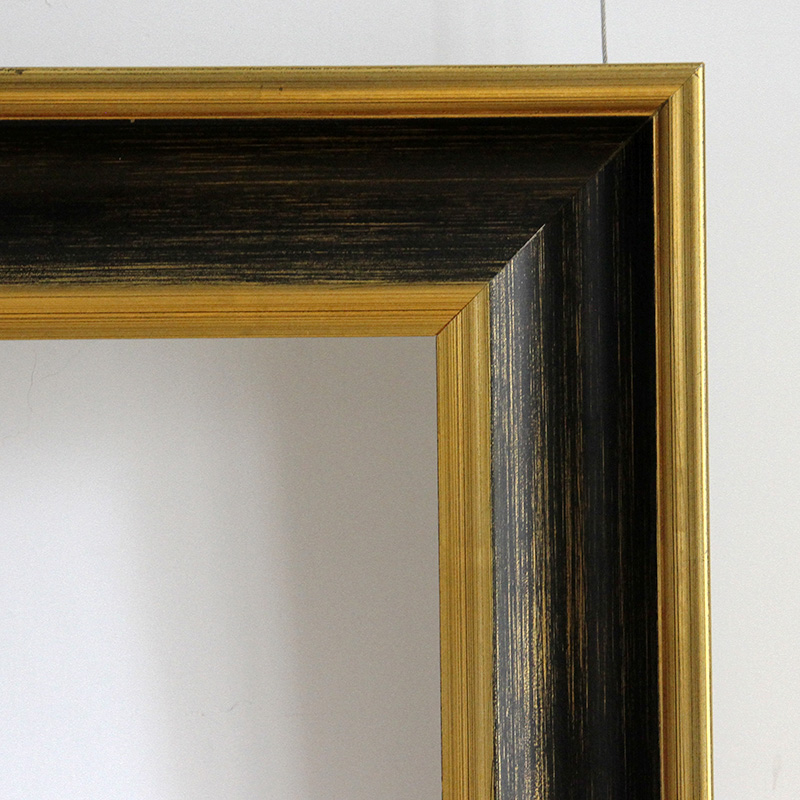 FM-10331 Gold Mix Brown Rectangle Frame in Simple Style Width-8.5cm