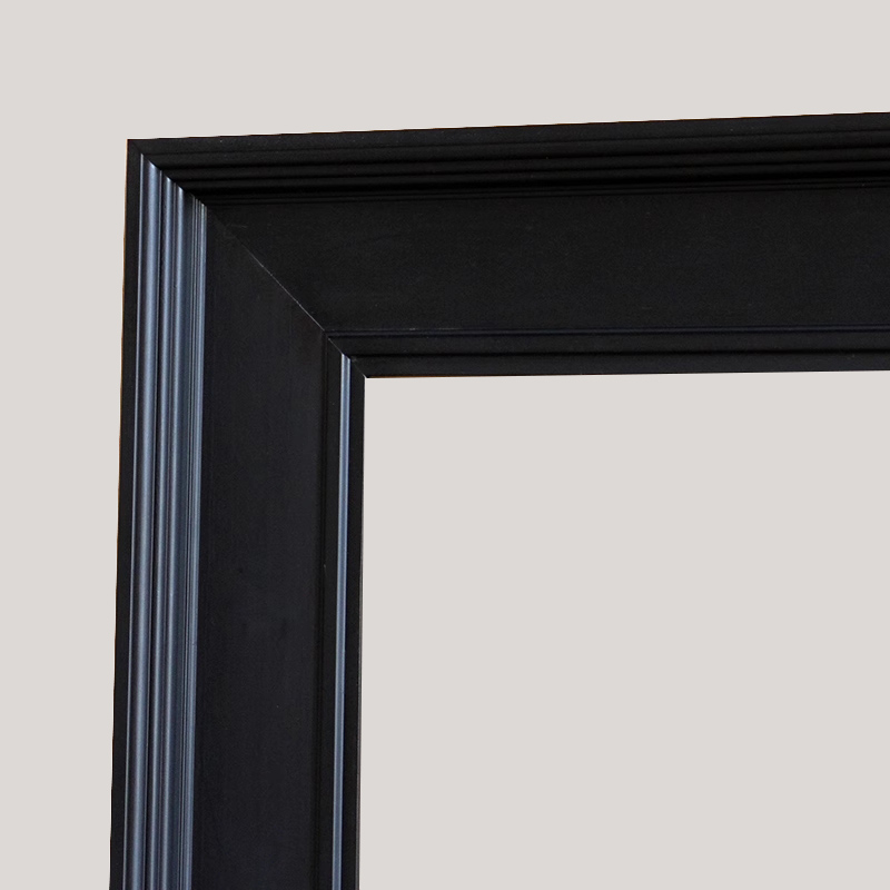 FM-10481 Black Rectangle Frame in Simple Style Width-9.6cm