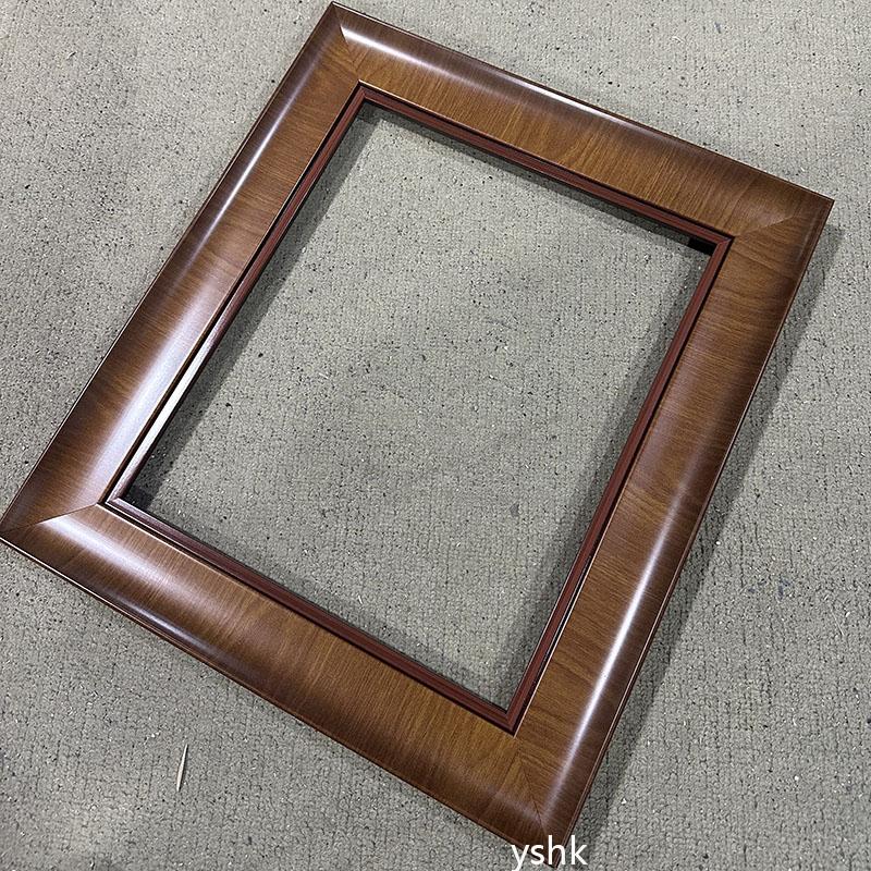 FM-08781 Brown Rectangle Frame in Simple Style Width-5.2cm