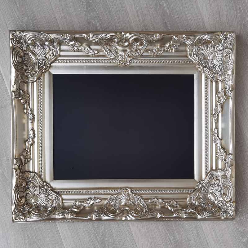 FM-10051 Silver Rectangle Frame in Embossed Style Width-10cm